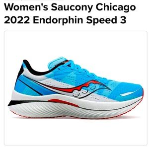 Worn once! Limited Edition Chicago Marathon 2022 Saucony Endorphin Speed 3